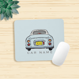 FigarBlek Aqua Figaro Car Mouse Pad Musmatta