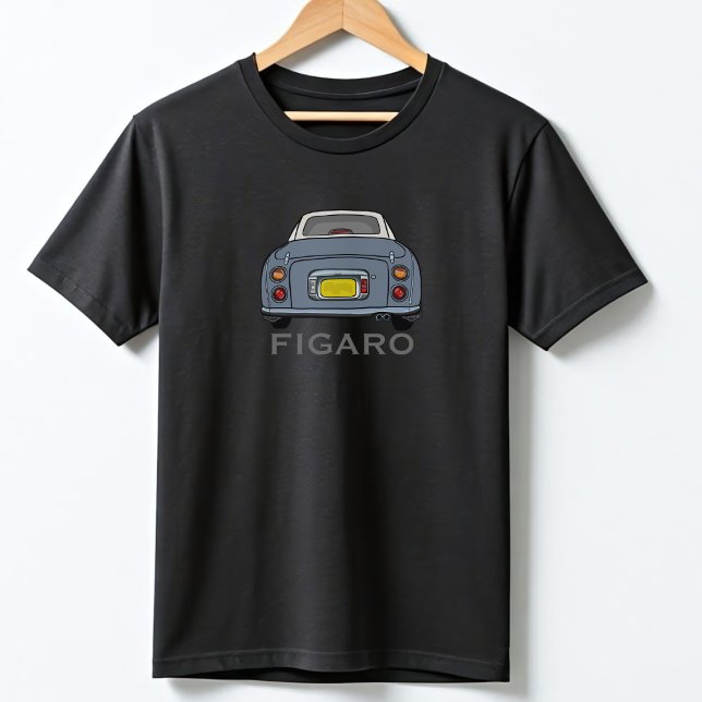 Figarerna Cute Lapis Grått Figaro Car Namn Tee Shirt (Fun lapis figaro shirt with space for your name)