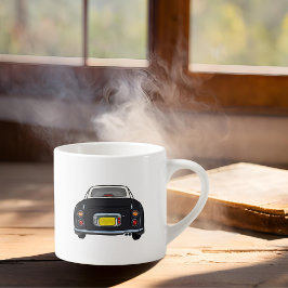 Figarerna Namn Black Figaro Car Espresso Kopp Espressomugg