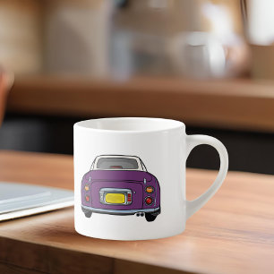 Figarerna Namn Lila Figaro Car Espresso Kopp Espressomugg