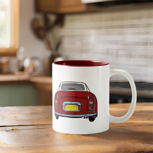 Figarerna Namn Red Figaro Car Coffee Mugg