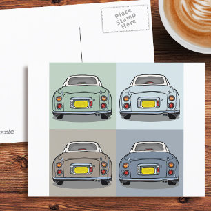 Figariseringar Seasons of Figaro Car Postcard Vykort