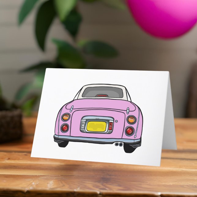 Figarkort Rosa Figaro Blank Greeting Card Kort (A cute pink figaro blank greeting card perfect for any occasion)