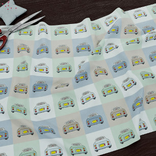 Figaro Figaro Car Mönster Fabric Tyg