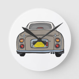 Figaro Figaro Car Topaz Mist Garage Clock Rund Klocka