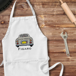 Figaro Figaro Car Topaz Mist Namn Apron Förkläde