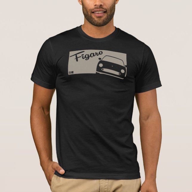 Figaro manar skjortor t shirt (Framsida)
