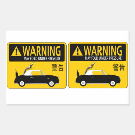 Figaro Stickers Rektangulärt Klistermärke