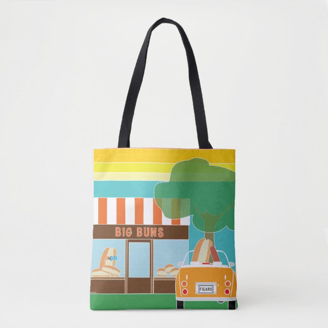 Figaro tote bags tygkasse (Framsida)