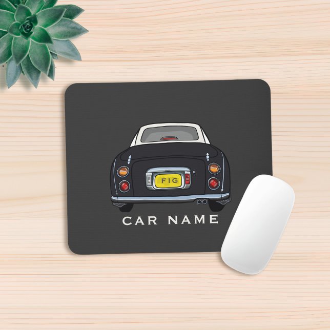 Figaron Namn Cute Black Figaro Car Monogram Musmatta (Love black figaros and need a mouse mat? Add your name to this one!)