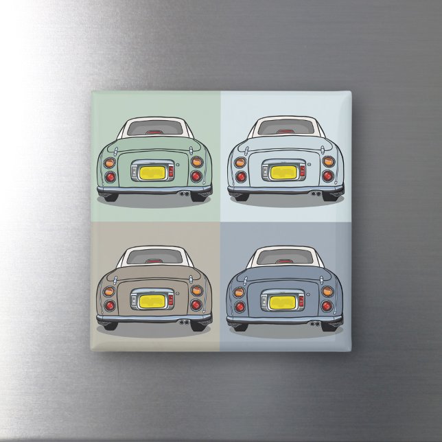 Figaron Seasons Figaro Car Magnet (Fun figgy magnet just for you. Handy for checking for rust on your figaro car)