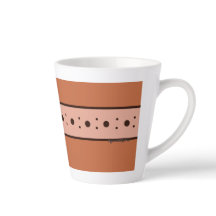 Figdewdrop Avslappningskopp Orange liten Latte-Mug