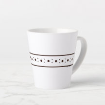 Figdewdrop Avslappningskopp vit liten Latte-mugg
