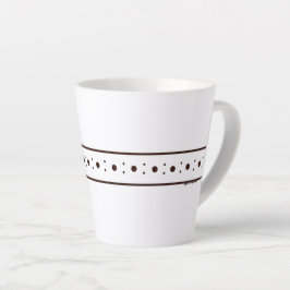 Figdewdrop Avslappningskopp vit liten Latte-mugg