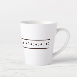 Figdewdrop Avslappningskopp vit liten Latte-mugg