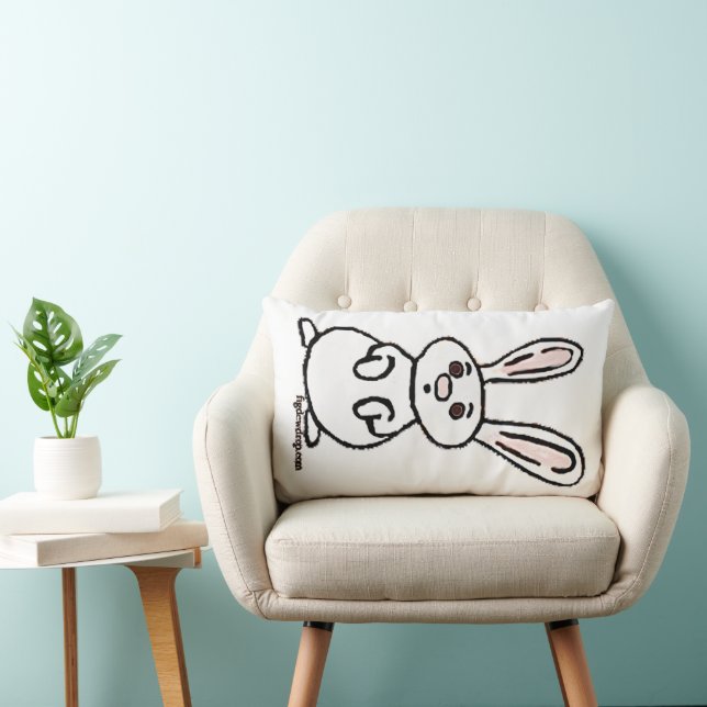 figdewdrop Bunny Throw Pillow Lumbarkudde (Stol)