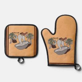 Figdewdrop caterpillar & mushroom pot holders