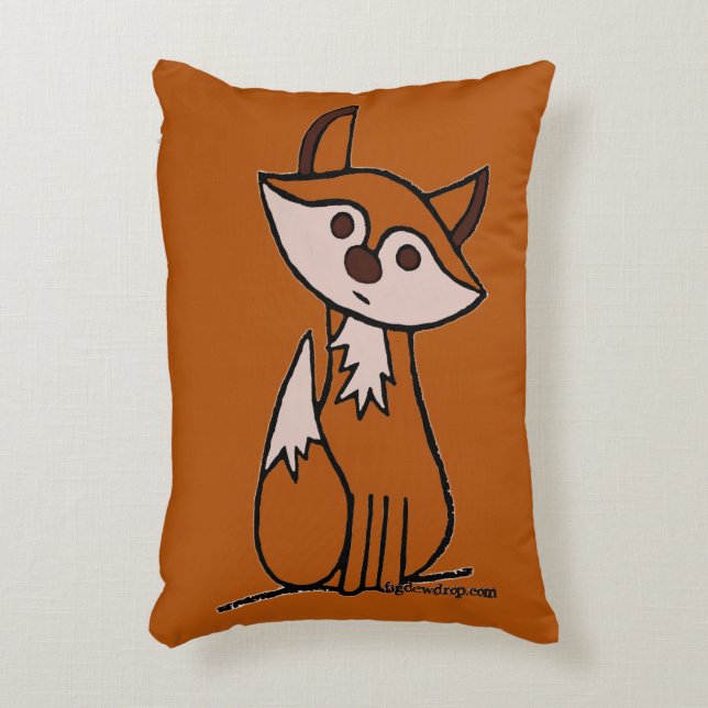 figdewdrop Fig the Fox Accent Pillow Prydnadskudde (Framsidan(Vertikal))
