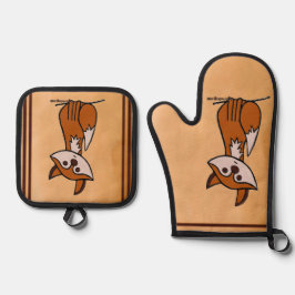 Figdewdrop Fig the Fox pot holders