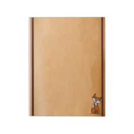Figdewdrop Fig the fox tear away notepad Anteckningsblock