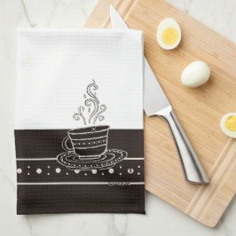 Figdewdrop RelaxCup Black Blinky Bat Kitchen Towel Kökshandduk
