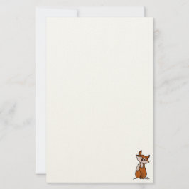figdewdrops Fig the fox stationary Brevpapper