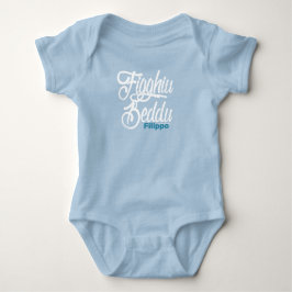 Figghiu Beddu Baby Bodydräkt T Shirt