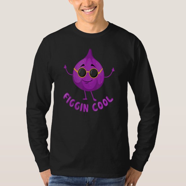 Figgin Coola Ginger Pun Jokes Figgin' Coola Food P T Shirt (Framsida)
