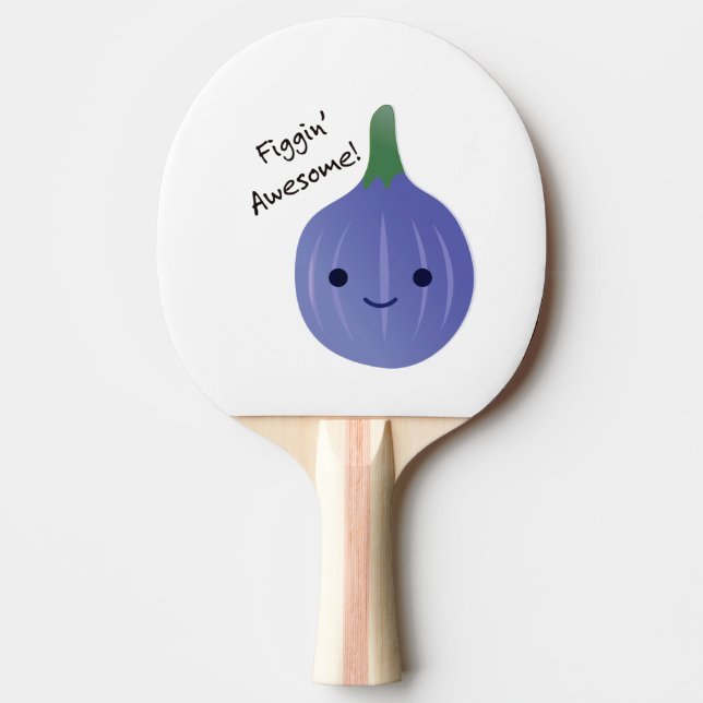Figgin Fantastisk Fig Pun Pingisracket (Framsidan)