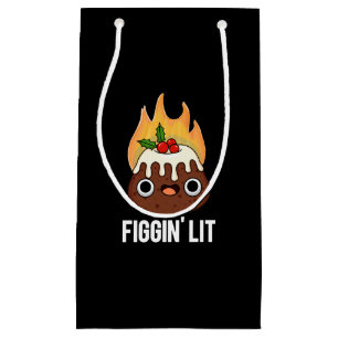 Figgin Lit Funny Figgy Pudding Pun Mörk BG