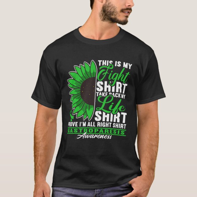 Figh I Digestive Tract Paralysis I Gastroparesis T Shirt (Framsida)