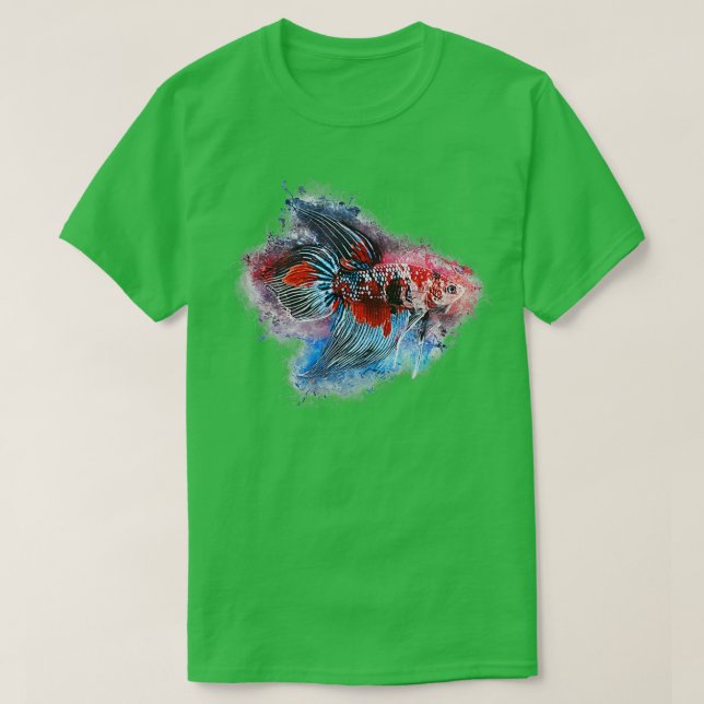 Fighaj han Koi Long Fin T Shirt (Design framsida)