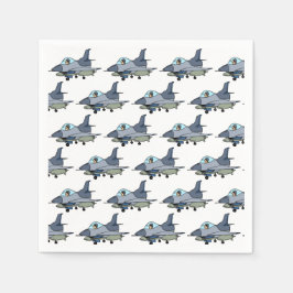 Fighaut Jet militärflygplan, födelsedag Pappersservett