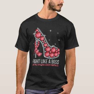 Fight Blood Cancer Like A Boss Multiple Myeloma Ca T Shirt