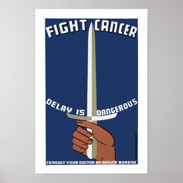 Fight Cancer ~ Delay is Dangerous Poster (Framsidan)