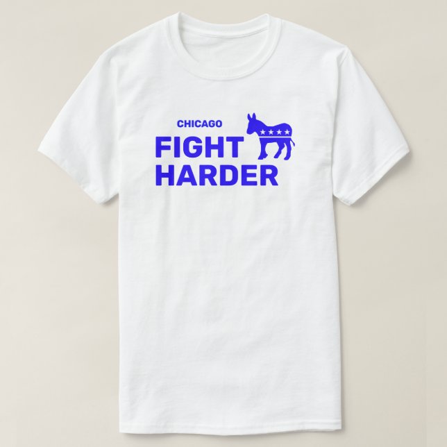 Fight Harder™ T-Shirt (Anpassa den!) (Design framsida)