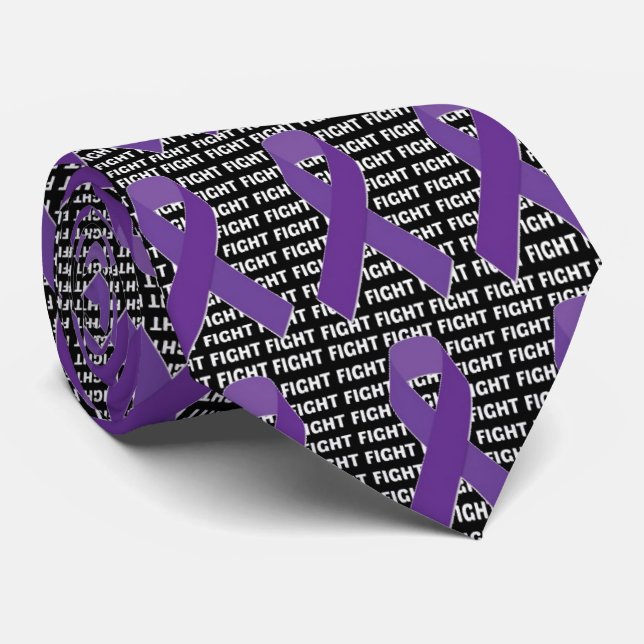 Fight Hodgkins Lymphoma Cancer Violet Ribbon Slips (Rullad)