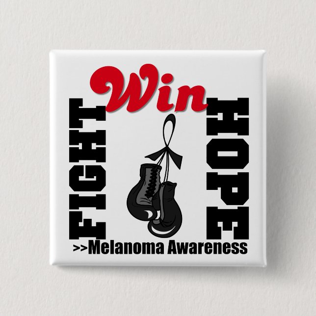 Fight Hope Win - Melanoma Knapp (Framsida)
