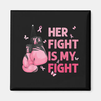 Fight Is Fight Bröstcancer Medvetenhet Suprt Squad Magnet
