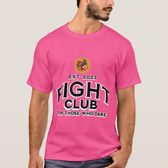 Fight Klubb Dragon Mma Muay Thai Boxing T Shirt (Framsida)
