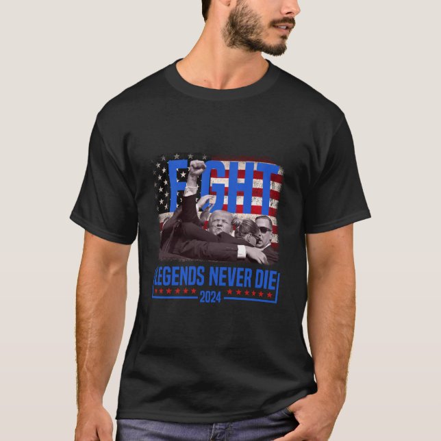FIGHT - LEGENDS NEVER DIE T SHIRT (Framsida)
