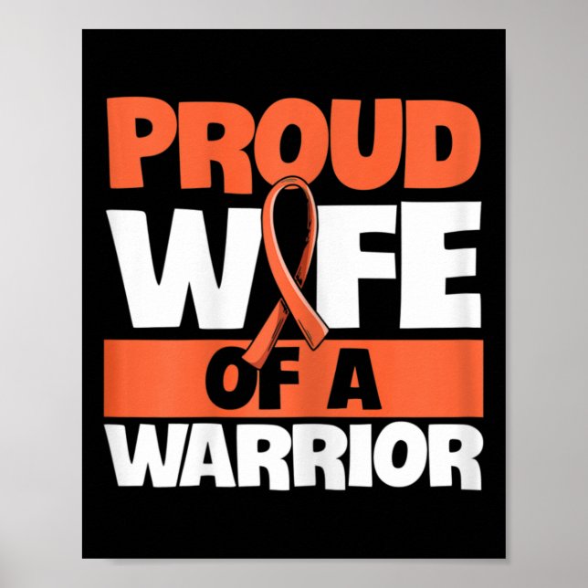 Fight Leukemia Quote for a fe of a Leukemia Surv Poster (Framsidan)