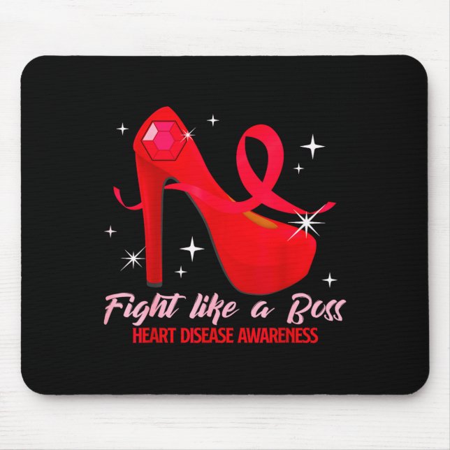 Fight Like A Boss Heart Health Heart Disease Aware Musmatta (Framsidan)