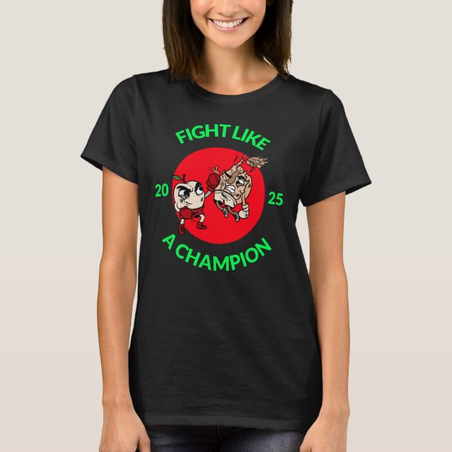 Fight Like a Champion T Shirt (Framsida)