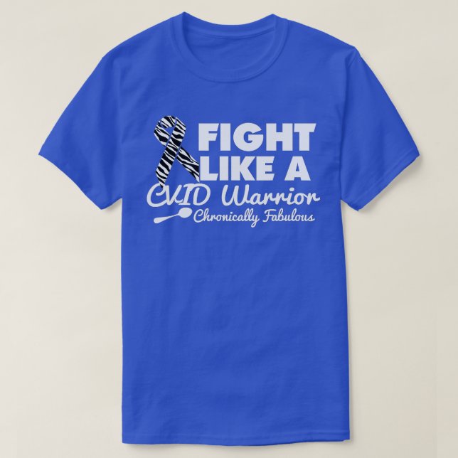 Fight Like A CVID Warrior  T Shirt (Design framsida)
