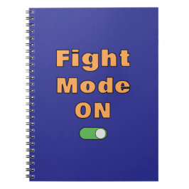 Fight Mode On Anteckningsbok