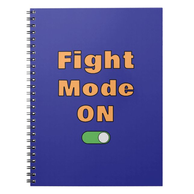 Fight Mode På Anteckningsbok (Framsidan)