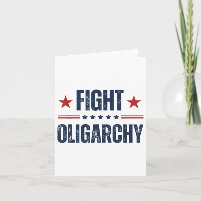 Fight Oligarchy 2025 Kort (Framsida)