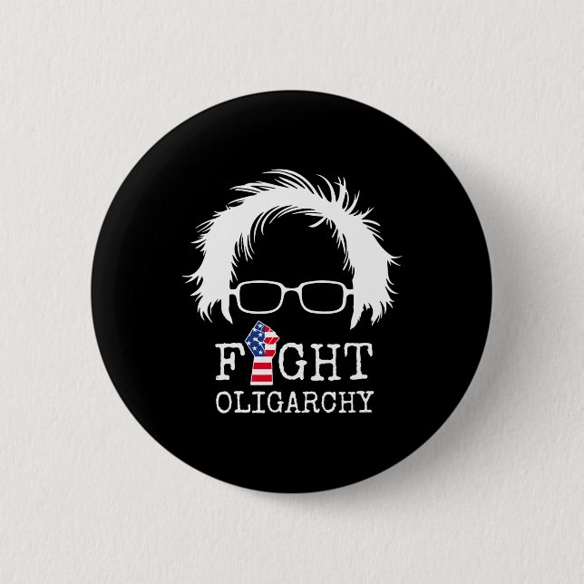 Fight Oligarchy Sanders And Aoc Freedom Us Anti Tr Knapp (Framsida)