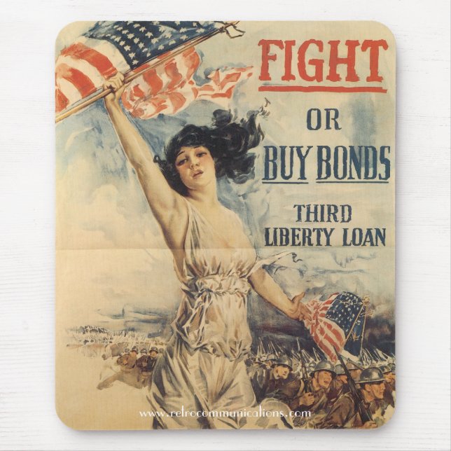 "Fight or Buy Bonds" Wl Poster Musmatta (Framsidan)